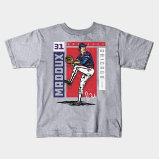 Greg Maddux Chicago Card Stat Kids T-Shirt